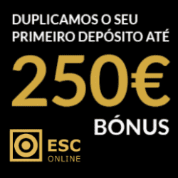 Bónus de Boas-Vindas: 100% até €250
