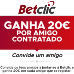Betclic - bónus amizade.